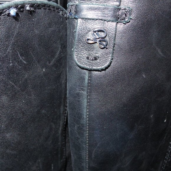 *SOLD* Sam Edelman Paradox Black Leather Boots - Picture 4 of 5